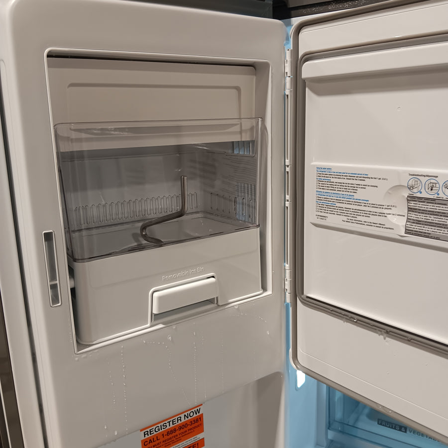 Whirlpool French Door Refrigerator in Fingerprint Resistant Stainless Finish with In-Door Water and Ice Maker - 30 cu. ft. WRFF3536SZ - Scratch & Dent (Moderate)
