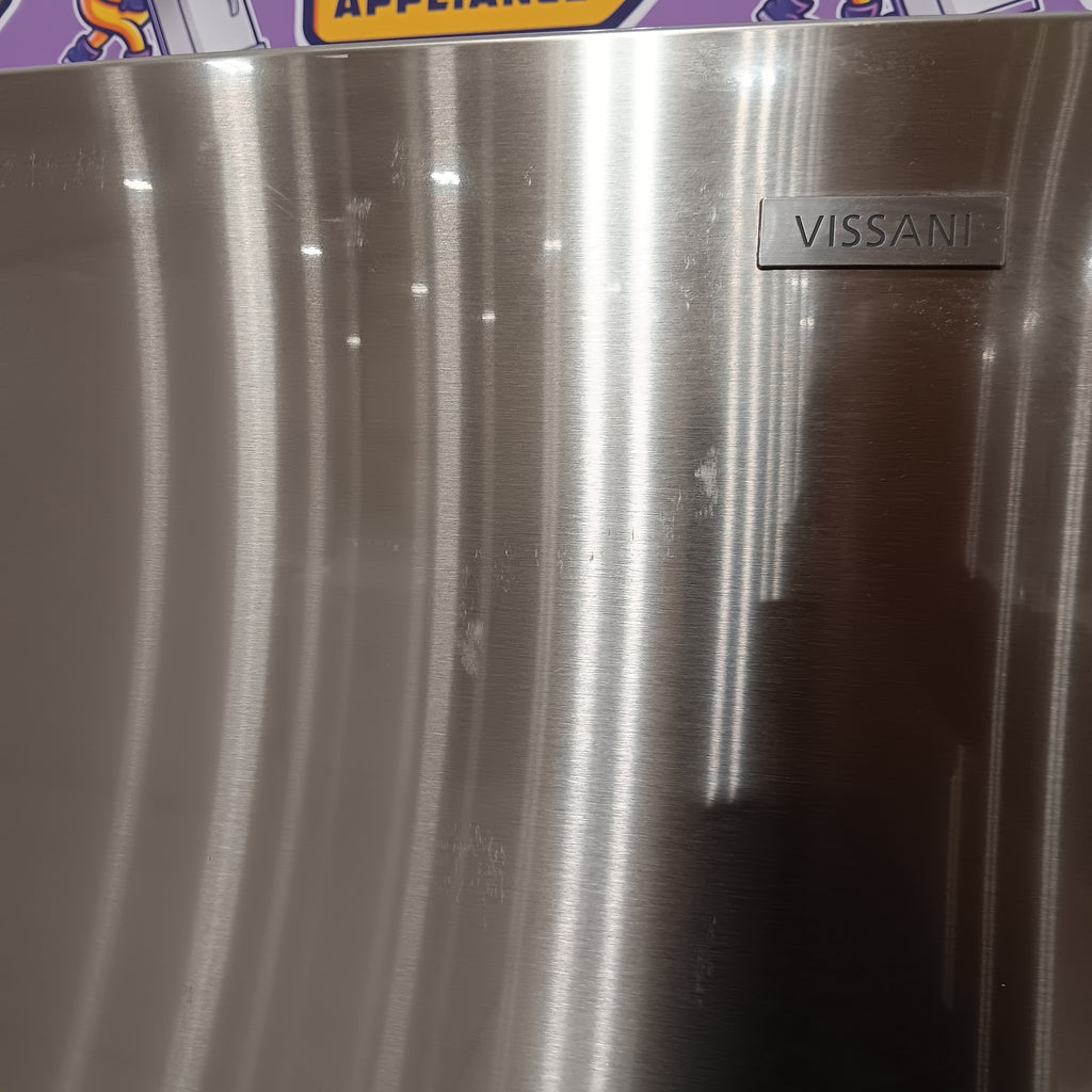Pictures of Vissani 18.7 cu. ft. Bottom Freezer Refrigerator in Stainless Steel 25CR175 - MDBF18SS - Scratch & Dent - Minor - Neu Appliance Outlet - Discount Appliance Outlet in Austin, Tx