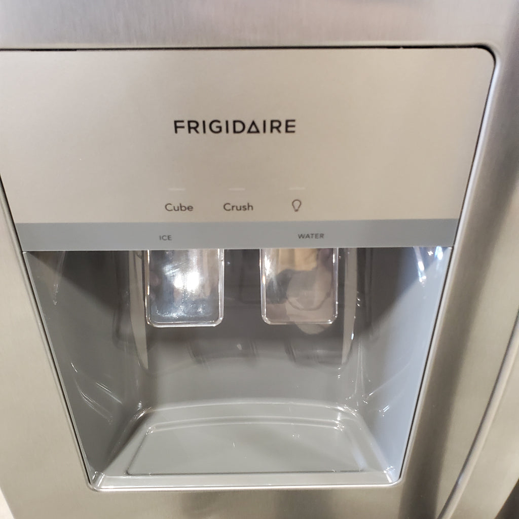 Pictures of Frigidaire Stainless Steel Standard Depth 25.6 Cu. Ft. Side by Side 36" Refrigerator with a EvenTemp Cooling System FRSS26L3AF - Open Box - Neu Appliance Outlet - Discount Appliance Outlet in Austin, Tx