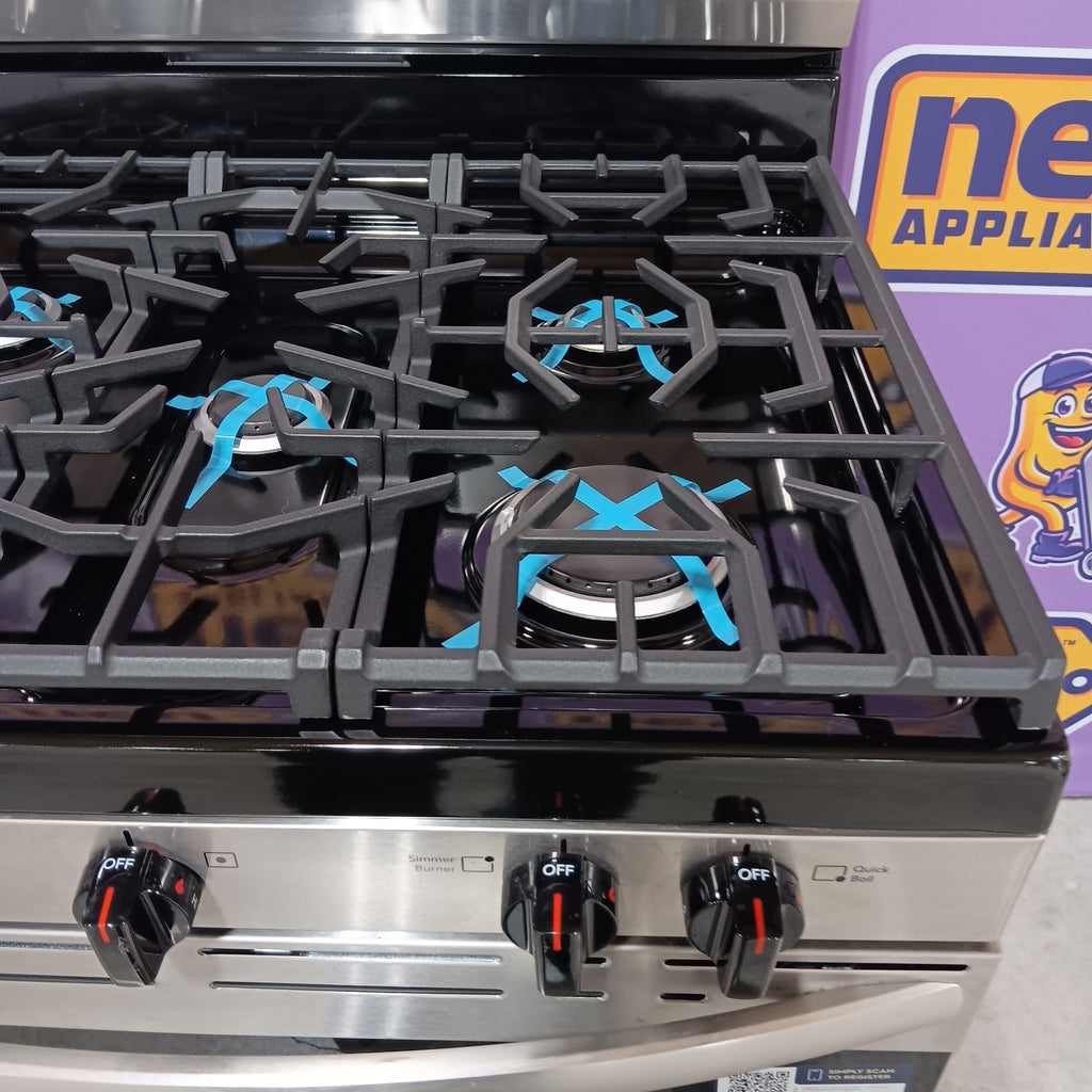 Pictures of Frigidaire 5 Burner Gas Range with Even Baking Technology in Stainless Steel 25CR176 - FCRG3052BS - Scratch & Dent (Minor) - Neu Appliance Outlet - Discount Appliance Outlet in Austin, Tx