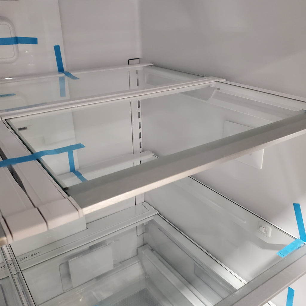 Pictures of Frigidaire 27.8-cu ft ENERGY STAR French Door Refrigerator with Dual Ice Maker in Fingerprint Resistant Stainless Steel 3SD1099 - GRFS2853AF - Scratch & Dent (Minor) - Neu Appliance Outlet - Discount Appliance Outlet in Austin, Tx