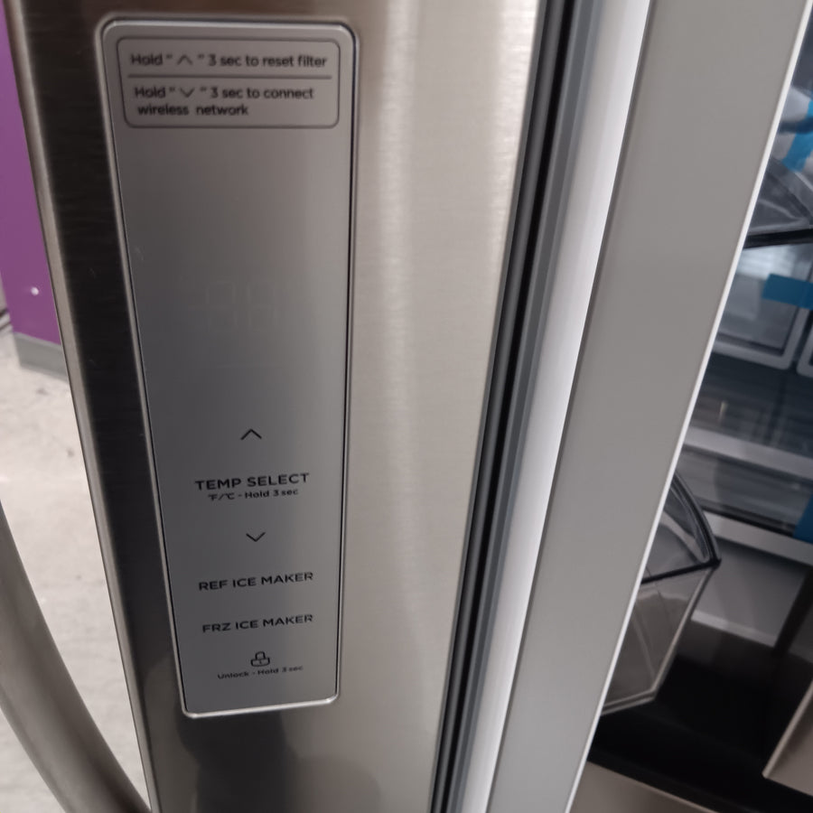 Midea Energy Star 29 cu. ft. OneTouch AutoFill™ French Door Refrigerator in Stainless Steel 22231SD302 - MRF29D9BST - Scratch & Dent (Moderate)