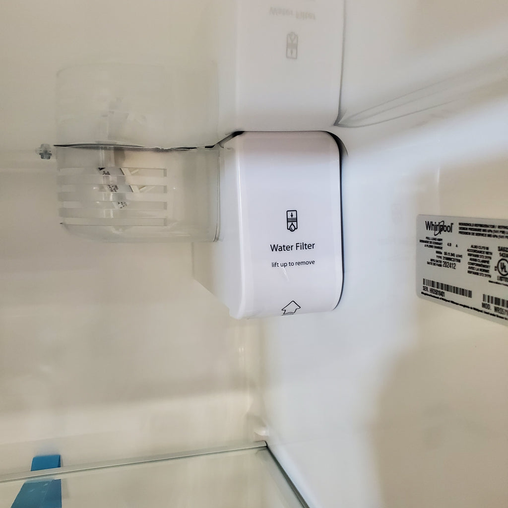 Pictures of Whirlpool Counter Depth 20.6 cu. ft. Side by Side Refrigerator in Fingerprint-Resistant Stainless Steel with In Door Ice and Water Dispenser WRS571CIHZ Scratch & Dent - Minor - Neu Appliance Outlet - Discount Appliance Outlet in Austin, Tx