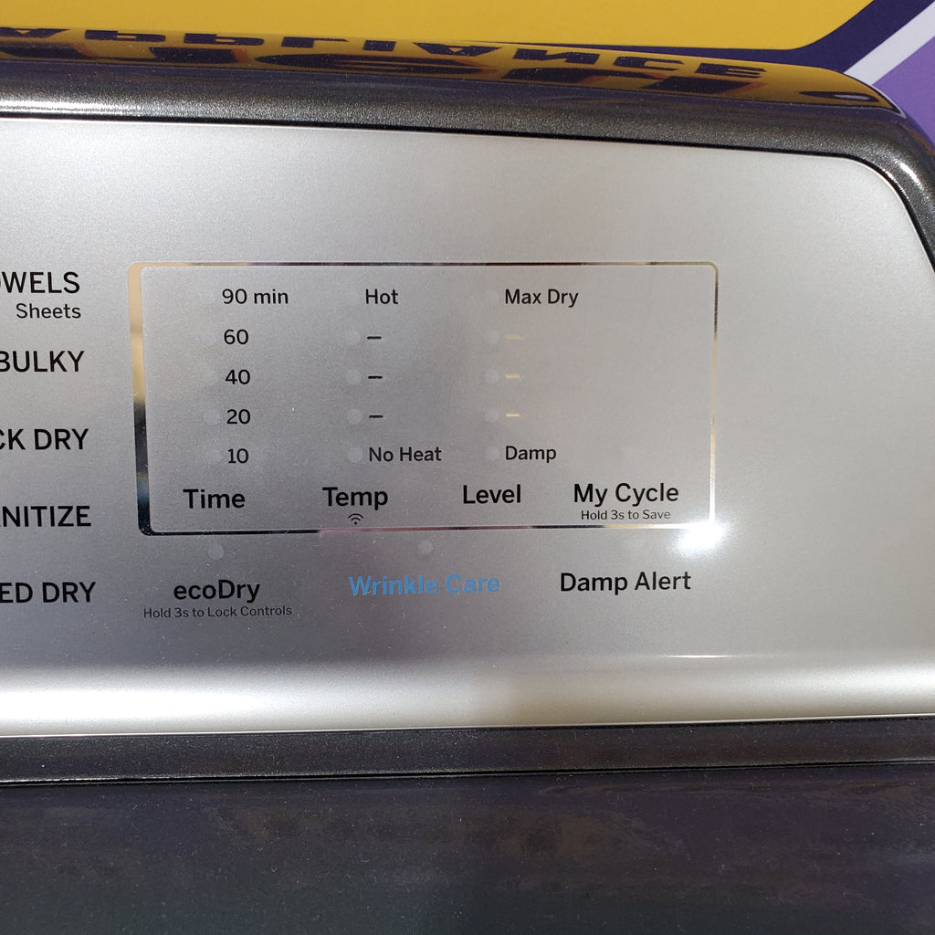 Pictures of Diamond Gray ENERGY STAR GE Profile 7.4 cu . ft. Electric Dryer with 120 ft. Venting - Certified Refurbished - Neu Appliance Outlet - Discount Appliance Outlet in Austin, Tx