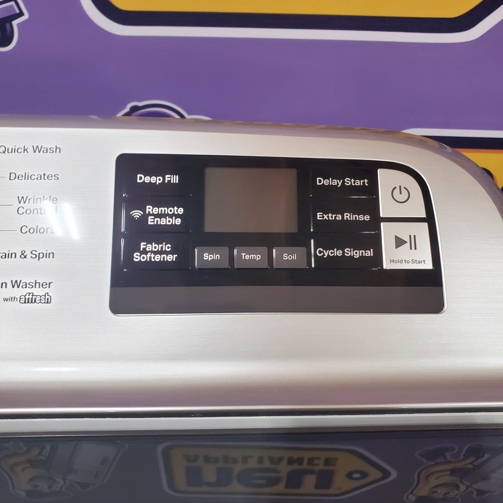 Maytag 5.3 cu. ft. Smart Top Load Washer with Extra Powe  MVW7232HW3 - Scratch & Dent (Minor) and Maytag Smart 7.4 cu. ft. Electric Dryer with Extra Power and Advanced Moisture Sensing 16066 - MED6230HW - Scratch & Dent (Minor)