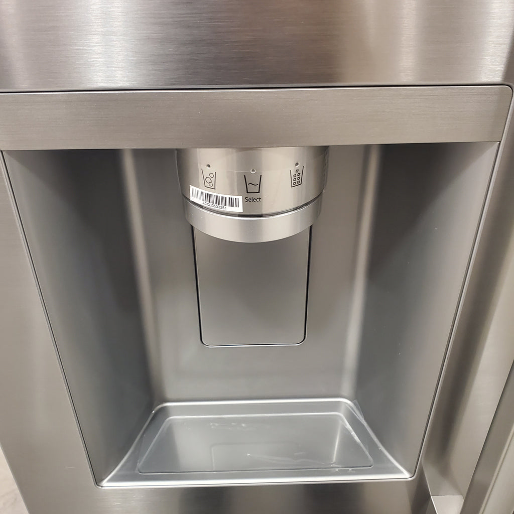 Pictures of LG 27 cu. ft. Smart Side-by-Side Refrigerator with Smooth Touch Ice & Water Dispenser 3SD651 - LL27T3530S - Scratch & Dent (Minor) - Neu Appliance Outlet - Discount Appliance Outlet in Austin, Tx