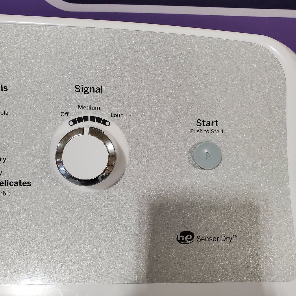 GE Top Load 4.2 Cu. Ft. Washer with Stain PreTreat in White GTW485ASJWS - Certified Refurbished and GE Electric Front Load Dryer with Sensor Dry in White 15030 - GTD45EASJWS - Certified Refurbished