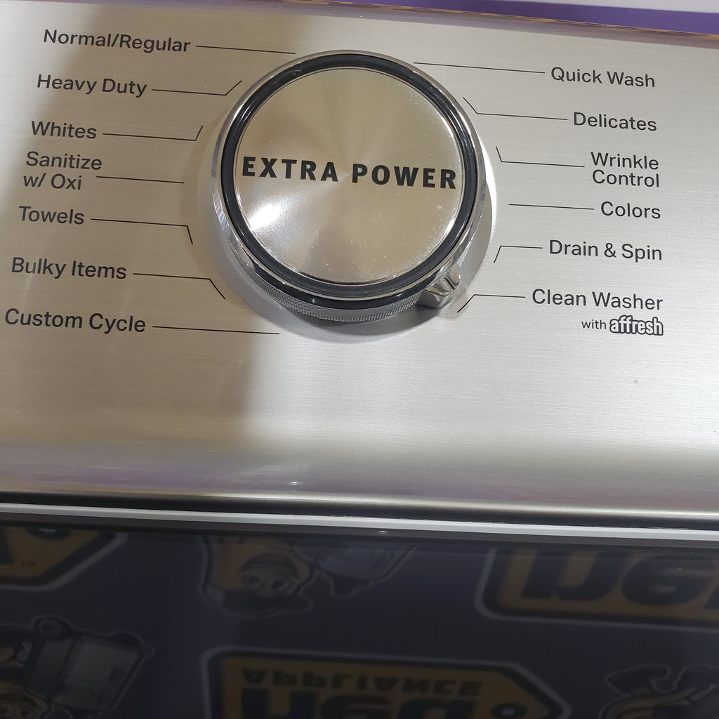 Pictures of Maytag 5.2 cu. ft. Smart Capable White ENERGY STAR Top Load Agitator Washing Machine with Extra Power - Scratch & Dent - Minor - Neu Appliance Outlet - Discount Appliance Outlet in Austin, Tx