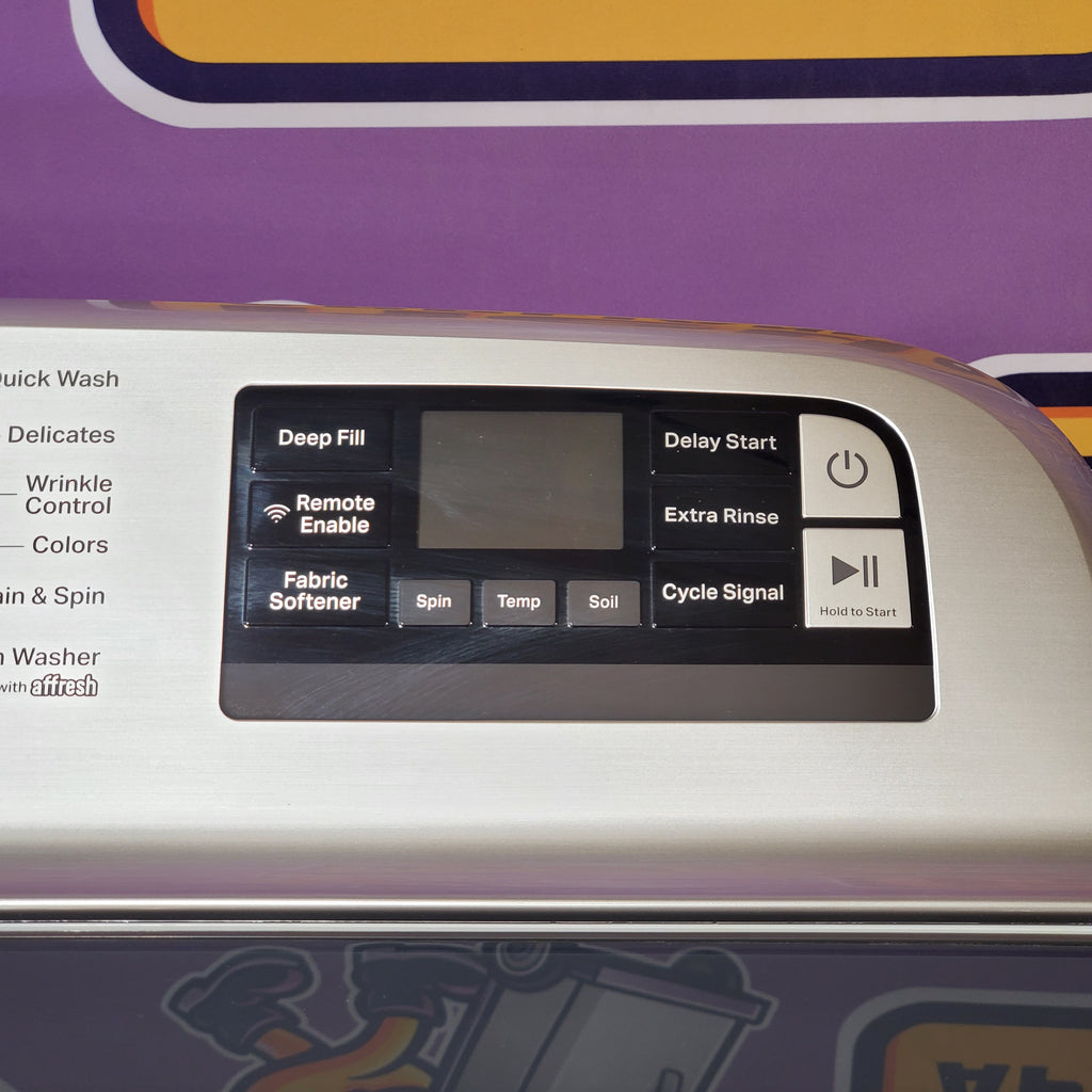 Pictures of Maytag Smart Top Load 5.2 Cu. Ft. Washer with Extra Power Button in White MVW7230HW - Scratch & Dent - Minor - Neu Appliance Outlet - Discount Appliance Outlet in Austin, Tx