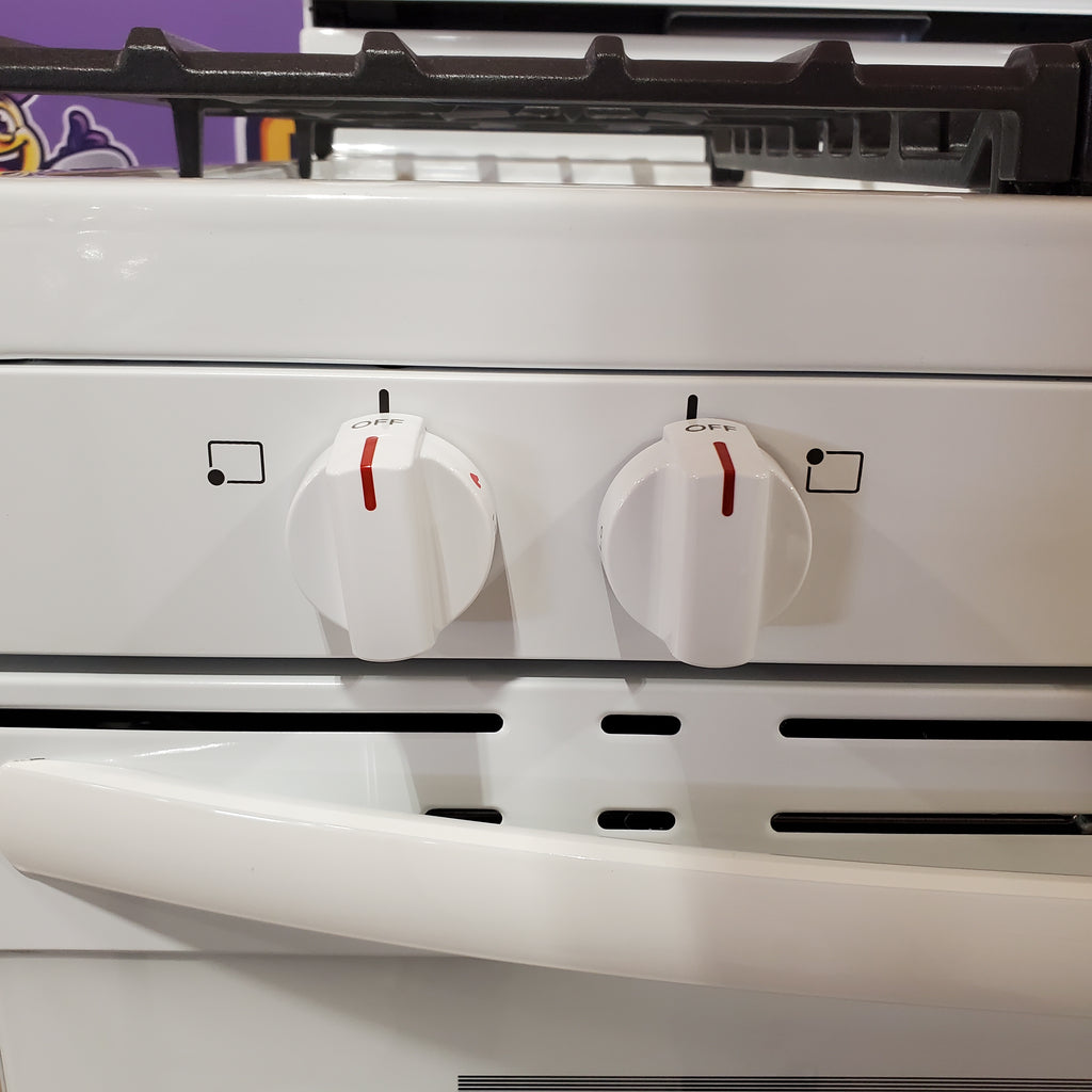 Pictures of Frigidaire 5 Burner Gas Range with Even Baking Technology in White 20531SD496 - FCRG3052BW - Scratch & Dent (Minor) - Neu Appliance Outlet - Discount Appliance Outlet in Austin, Tx