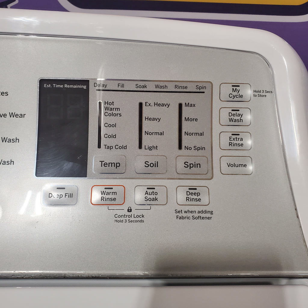 Pictures of GE ENERGY STAR® 4.5 cu. ft. Capacity Washer with Stainless Steel Basket GTW685BSLWS - Certified Refurbished - Neu Appliance Outlet - Discount Appliance Outlet in Austin, Tx