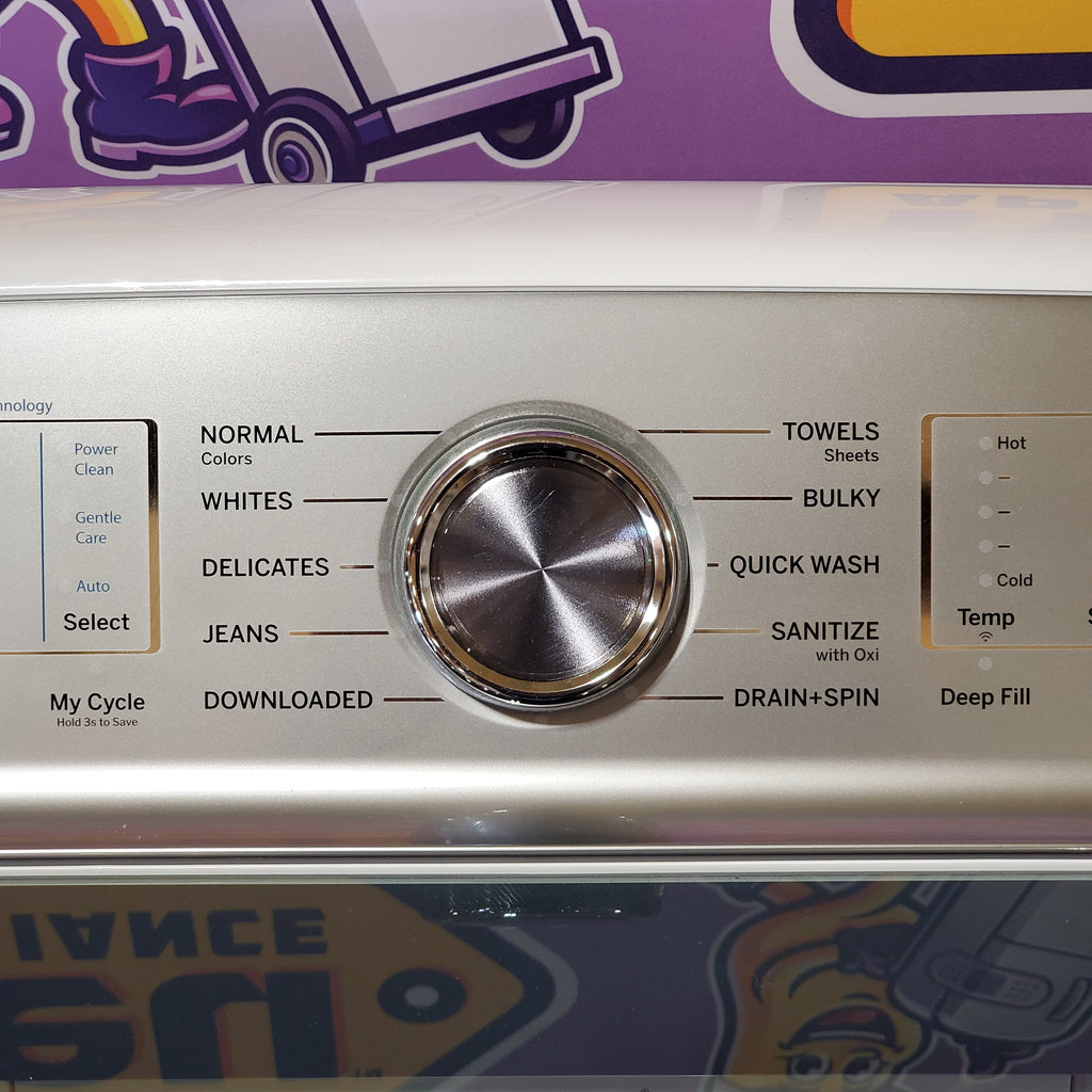Pictures of GE Profile 5.0 cu. ft. High-Efficiency ENERGY STAR Smart Top Load Washer in White with Microban Technology PTW600BSRWS - Scratch & Dent (Minor) - Neu Appliance Outlet - Discount Appliance Outlet in Austin, Tx