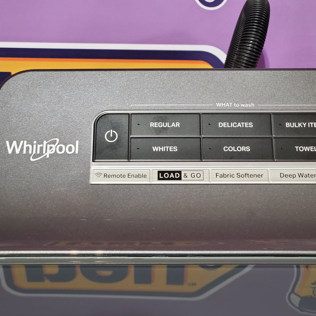 Whirlpool Top Load 5.2 Cu. Ft. Washer with Removable Agitator WTW8127LC - Scratch & Dent (Minor) and Whirlpool Electric 7.4 Cu. Ft. Dryer with Moisture Sensor 16060 - WED8127LC - Scratch and Dent (Minor)