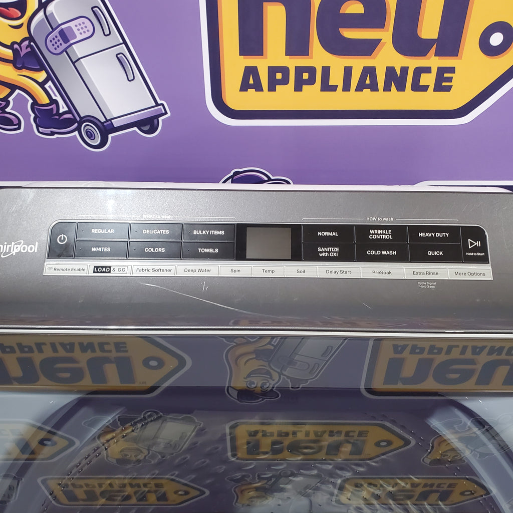 Pictures of Whirlpool 5.2 - 5.3 cu. ft. Top Load Washer with 2 in 1 Removable Agitator and Load & Go™ Dispenser WTW8127LW - Certified Refurbished - Neu Appliance Outlet - Discount Appliance Outlet in Austin, Tx