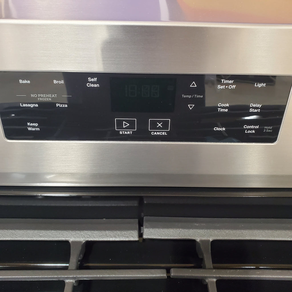 Pictures of Whirlpool 30-inch Self Clean Gas Range with No Preheat Mode WFGS3530RS - Open Box - Neu Appliance Outlet - Discount Appliance Outlet in Austin, Tx