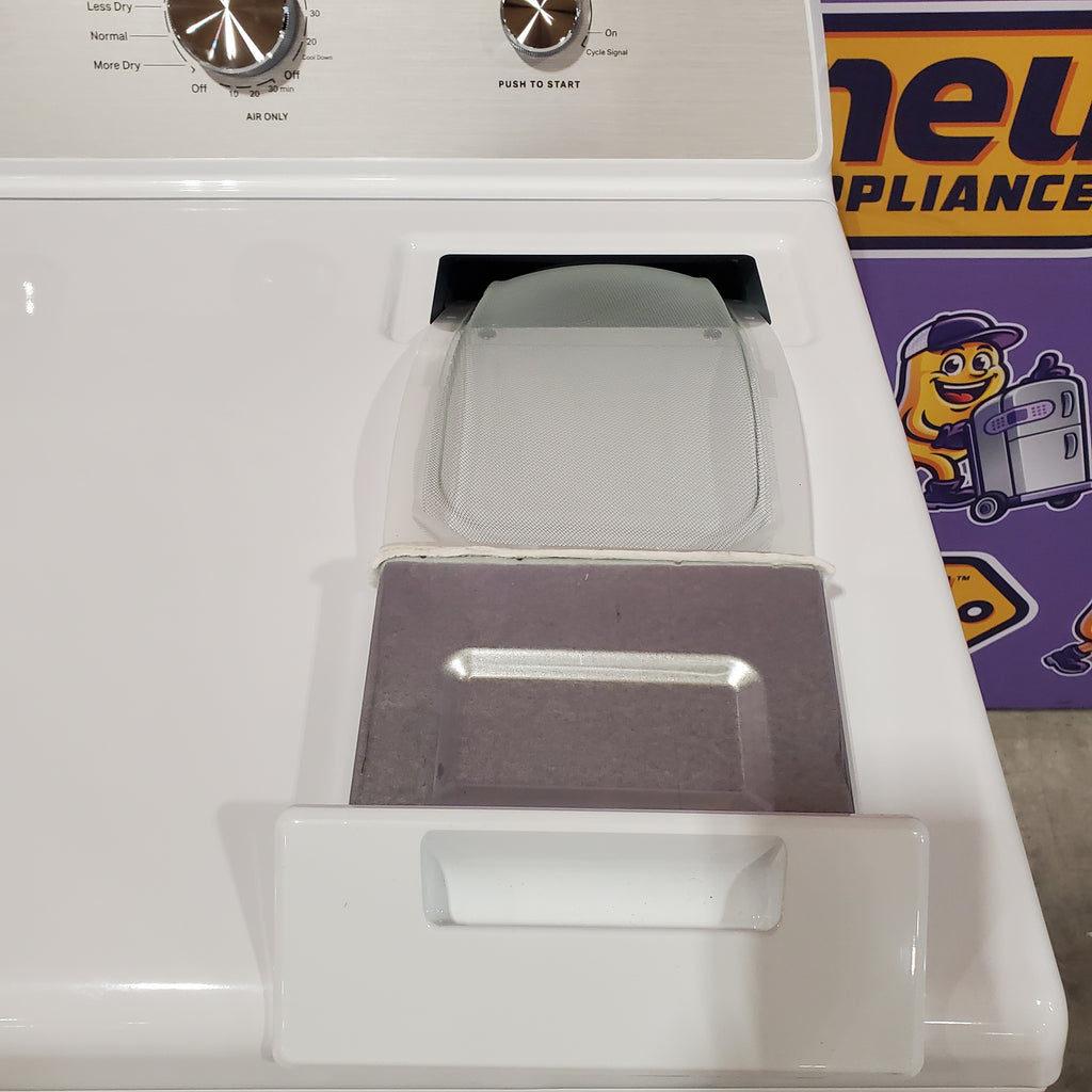 Pictures of MayTag 7.0 cu. ft. Top Load Electric Wrinkle Prevent Dryer 5SD259 - MED4500MW - Open Box - Neu Appliance Outlet - Discount Appliance Outlet in Austin, Tx