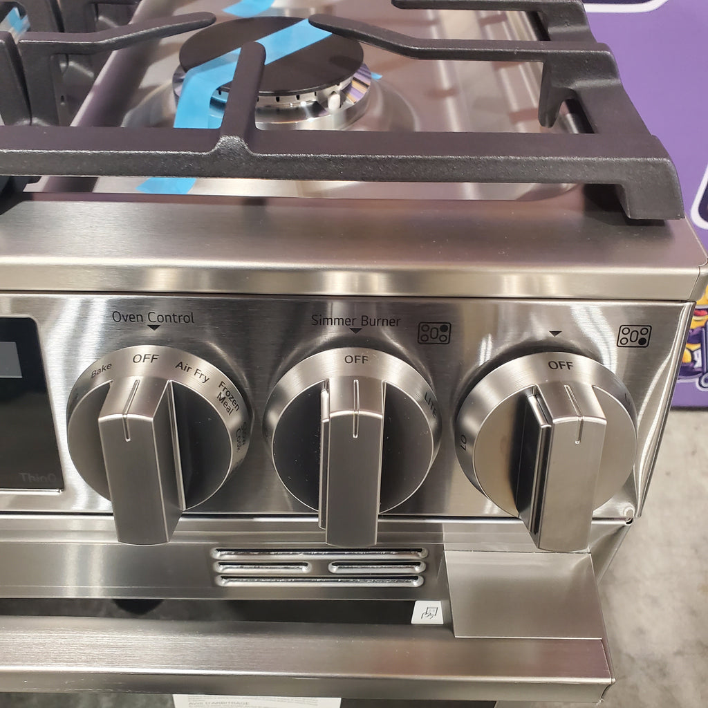 Pictures of LG 6.3 cu ft. Smart Gas Slide-In Range ProBake Convection® InstaView®, and Air Fry 21SD033 - LSGL6335X - Scratch & Dent (Minor) - Neu Appliance Outlet - Discount Appliance Outlet in Austin, Tx