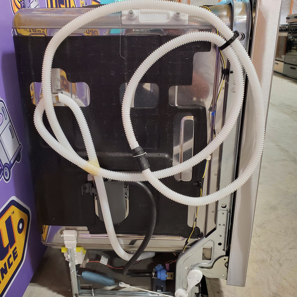Pictures of GE Profile Fingerprint Resistant Stainless Steel Energy Star Top Control Stainless Steel Interior Dishwasher with Microban Antimicrobial Technology PDP715SYVFS - Scratch and Dent (Minor) - Neu Appliance Outlet - Discount Appliance Outlet in Austin, Tx