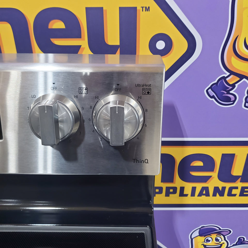 Pictures of LG Stainless Steel 6.3 cu ft. Smart Wi-Fi Enabled Electric Range with EasyClean 17SD1 - LREL6321S - Scratch & Dent (Minor) - Neu Appliance Outlet - Discount Appliance Outlet in Austin, Tx