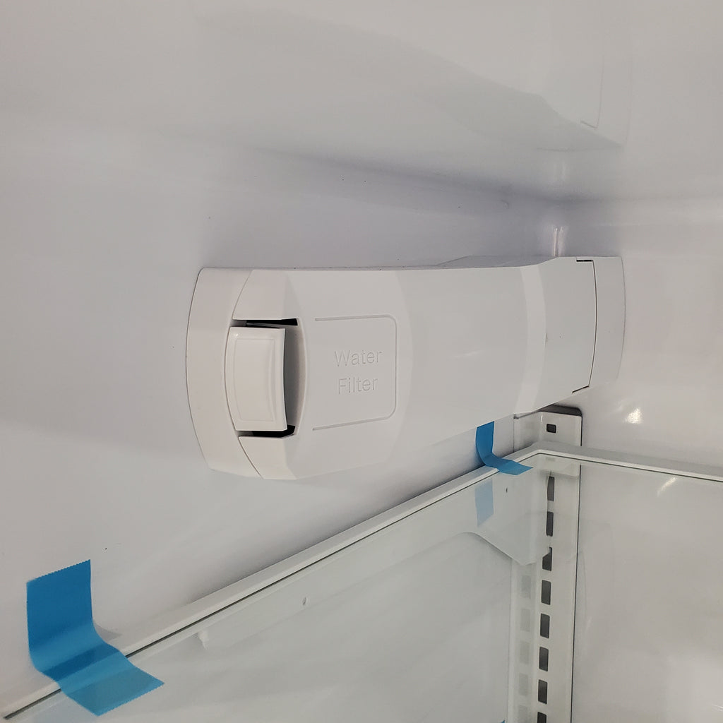 Pictures of GE Energy Star 3 Door French Door 27.7 Cu. Ft. Refrigerator with TwinChill Evaporators in Fingerprint Stainless Steel GFE28GYNFS - Open Box - Neu Appliance Outlet - Discount Appliance Outlet in Austin, Tx