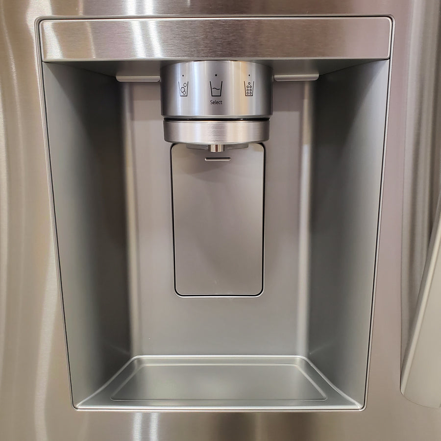 LG 29 cu. ft. Smart Standard-Depth MAX™ 4-Door French Door Refrigerator with Full-Convert Drawer™ in Print Proof Stainless Steel 25138SD757 - LF29H8330S - Scratch & Dent (Moderate)