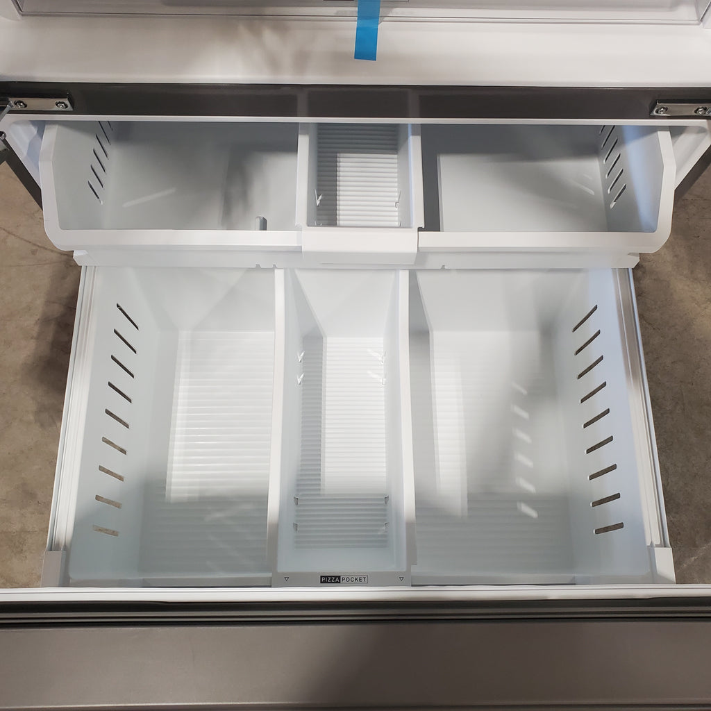 Pictures of Whirlpool 30.53-cu ft French Door Refrigerator with Ice Maker (Fingerprint Resistant Stainless Finish) ENERGY STAR WRFF3536SZ - Open Box - Neu Appliance Outlet - Discount Appliance Outlet in Austin, Tx