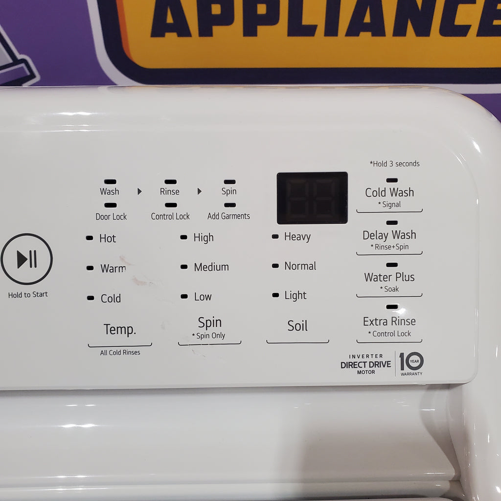 Pictures of LG White Top Load 5.0 Cu. Ft. Mega Capacity Washer with TurboDrum Technology 1CR05086 - WT7150CW - Certified Refurbished - Neu Appliance Outlet - Discount Appliance Outlet in Austin, Tx