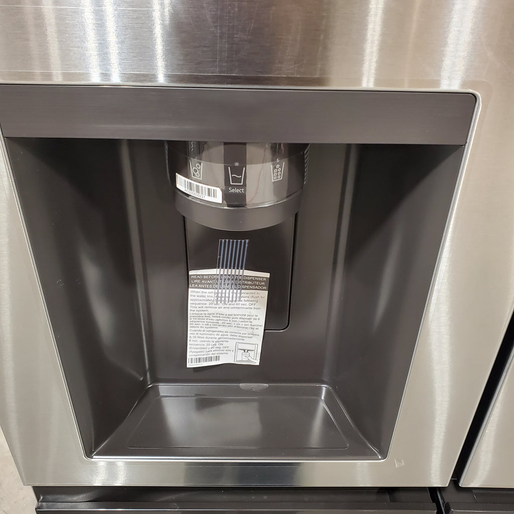 Pictures of LG 23 cu. ft. Side-by-Side Counter-Depth Refrigerator with Smooth Touch Dispenser 21SD010 - LRSXC2306S - Open Box - Neu Appliance Outlet - Discount Appliance Outlet in Austin, Tx