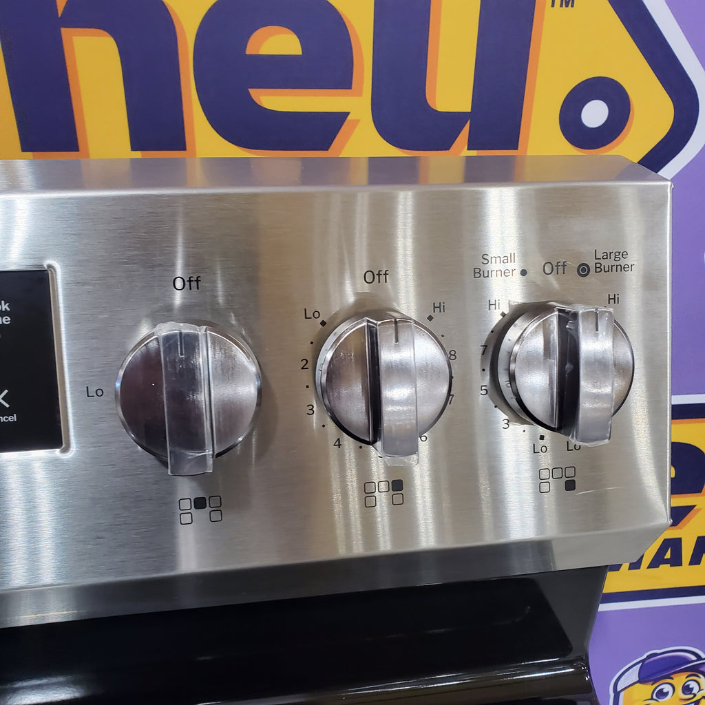 Pictures of GE Stainless Steel Free-Standing Electric Range with Crisp Mode 17SD30 - GRF500PVSS - Open Box - Neu Appliance Outlet - Discount Appliance Outlet in Austin, Tx