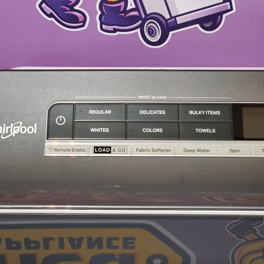 Pictures of Whirlpool 5.2 - 5.3 cu. ft. Top Load Washer with 2 in 1 Removable Agitator and Load & Go™ Dispenser WTW8127LW - Scratch & Dent (Minor) - Neu Appliance Outlet - Discount Appliance Outlet in Austin, Tx