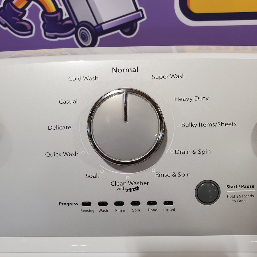 Whirlpool Top Load 3.5 Cu. Ft. Washer with Deep Water Wash Option WTW4816FW - Scratch & Dent (Minor) and Whirlpool Vented 7.0 Cu. Ft. Electric Dryer 16259 - WED4815EW - Scratch & Dent (Minor)