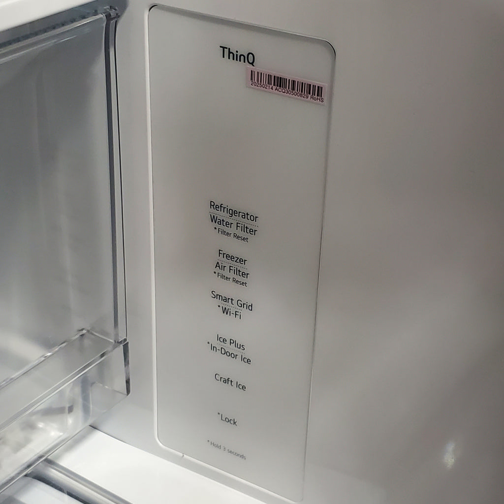 LG Counter-Depth MAX™ with Zero Clearance™ 3-Door French Door Refrigerator with Thin Door Design 3SD685 - LF24Z6530S - Scratch & Dent (Minor)