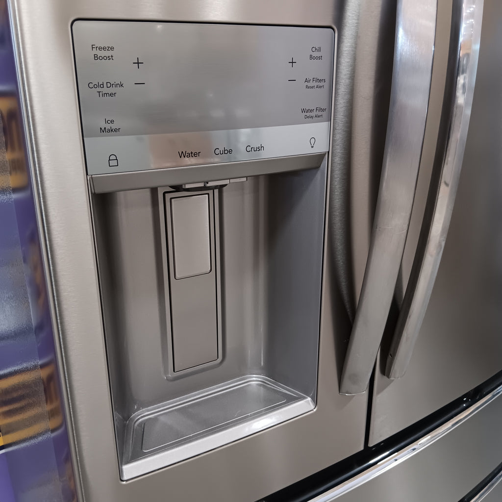 Pictures of Frigidaire Gallery 22 Cu. Ft. 4-Door Counter-depth French Door Refrigerator with Ice Maker (Fingerprint Resistant Stainless Steel) ENERGY STAR 20131SD199 - GRMC2273CF - Scratch & Dent (Moderate) - Neu Appliance Outlet - Discount Appliance Outlet in Austin, Tx