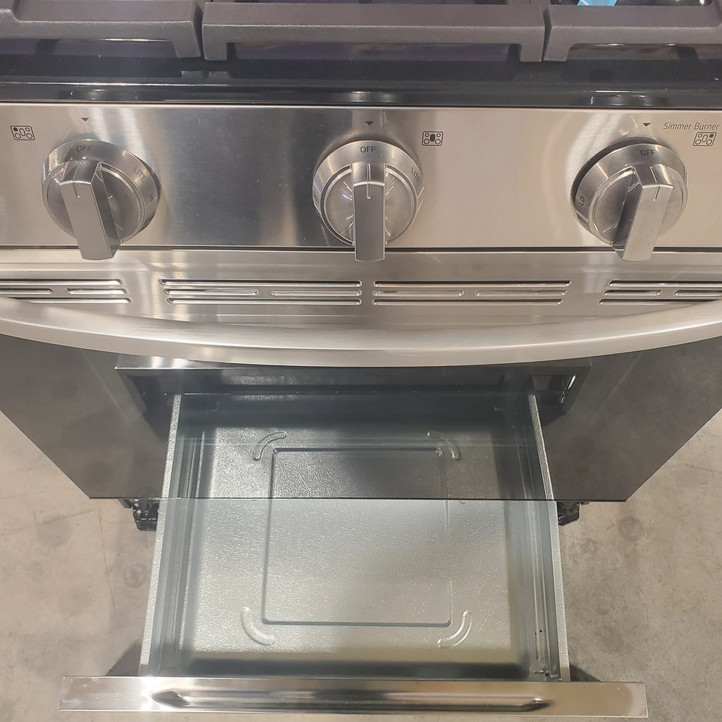 Pictures of LG Stainless Steel Smart Wi-Fi Enabled Gas 5.8 Cu. Ft Range with EasyClean and Superboil Burner LRGL5821S - Open Box - Neu Appliance Outlet - Discount Appliance Outlet in Austin, Tx