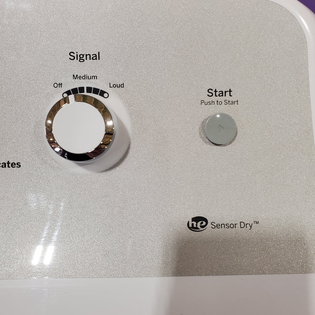 Pictures of GE White Electric Aluminized Alloy Drum 7.2 Cu. Ft. Capacity Dryer with Sensor Dry and Extended Tumble GTD45EASJWS - Certified Refurbished - Neu Appliance Outlet - Discount Appliance Outlet in Austin, Tx