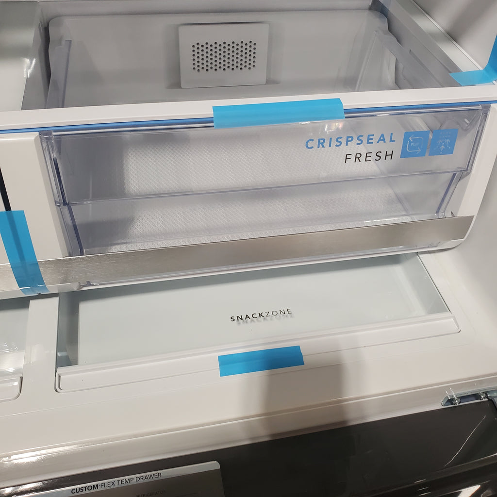 Pictures of Frigidaire Gallery 22 Cu. Ft. 4-Door Counter-depth French Door Refrigerator with Ice Maker (Fingerprint Resistant Stainless Steel) ENERGY STAR GRMC2273CF - Scratch and Dent (Major) - Neu Appliance Outlet - Discount Appliance Outlet in Austin, Tx