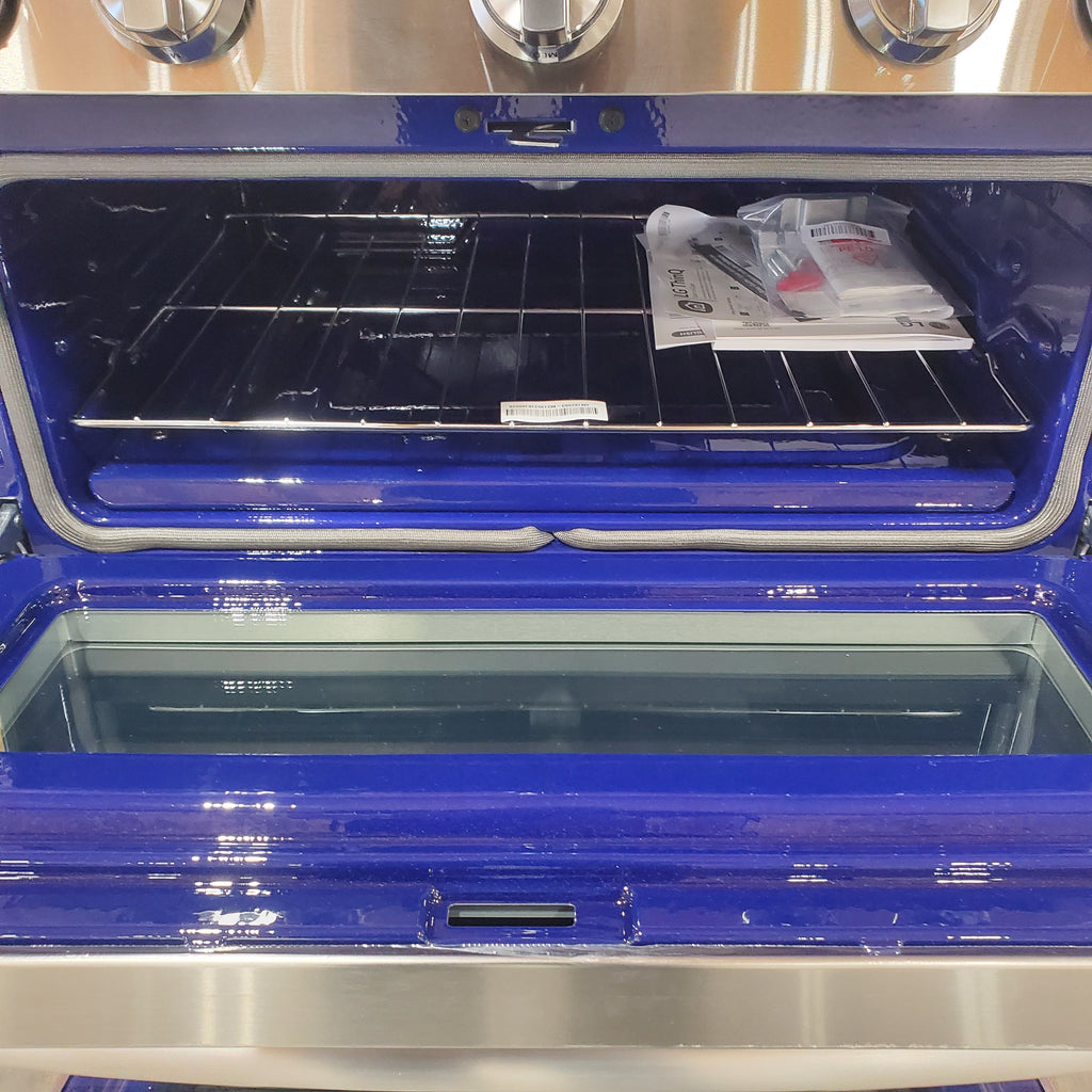 Pictures of LG 6.9 cu. ft. Smart Gas Double Oven Freestanding Range with ProBake Convection®, Air Fry & Air Sous Vide 21SD025 - LDGL6924S - Scratch & Dent (Minor) - Neu Appliance Outlet - Discount Appliance Outlet in Austin, Tx