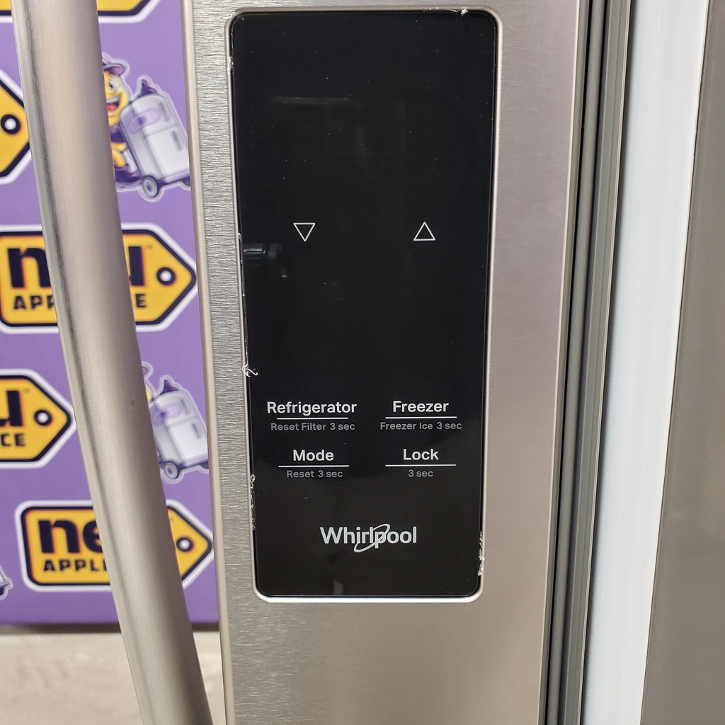 Whirlpool French Door 31 Cu. Ft. Refrigerator with Total Coverage Cooling in Fingerprint Resistant Stainless Steel 25137SD703 - WRFF3136SZ - Scratch & Dent (Minor)