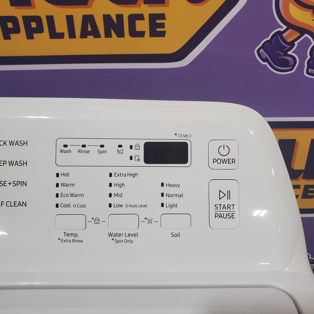 Pictures of Samsung Top Load 4.5 Cu. Ft. Washer with Soft Close Lid and Vibration Reduction Technology+ WA45T3200AW - Open Box - Neu Appliance Outlet - Discount Appliance Outlet in Austin, Tx