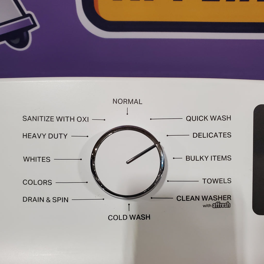 Pictures of Whirlpool® 4.2-4.3 Cu. Ft. Top Load Washer with 2-in-1 Removable Agitator and Soft Close Glass Lid WTW4307SW - Open Box and Whirlpool 7.0 cu. ft. Electric Dryer with Adaptive Dry and Wrinkle Shield™ Option 16121 - WED4307SW - Scratch & Dent (Minor) - Neu Appliance Outlet - Discount Appliance Outlet in Austin, Tx