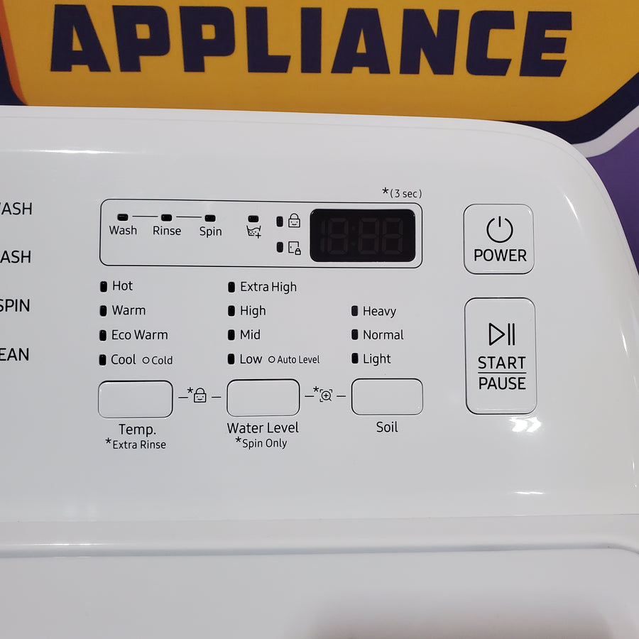 Samsung 4.5 cu. ft. Top Load Washer with Vibration Reduction Technology+ in White 3511216 - WA45T3200AW - Certified Refurbished