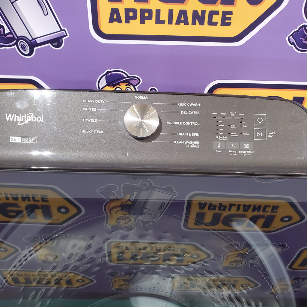 Pictures of Maytag Volcano Black Pet Pro Top Load 4.7 cu. ft. Washer with Built-In Water Faucet MVW6500MBK - Scratch & Dent (Moderate) - Neu Appliance Outlet - Discount Appliance Outlet in Austin, Tx