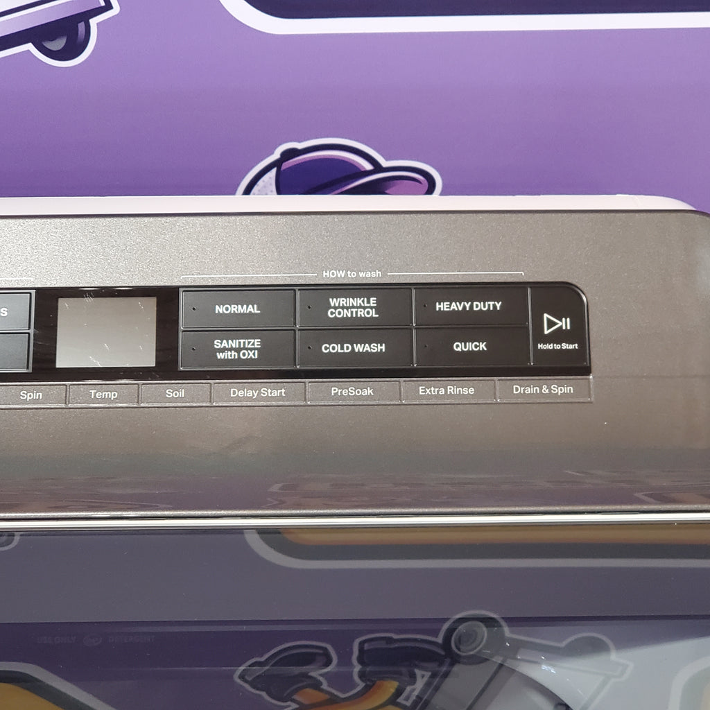 Pictures of Whirlpool High Efficiency Agitator Large Top-Load Washer in White WTW5105HW - Scratch & Dent (Minor) and Whirlpool 7.4 cu. ft. Electric Dryer with Hamper Door WED8127LW - Scratch & Dent (Minor) - Neu Appliance Outlet - Discount Appliance Outlet in Austin, Tx