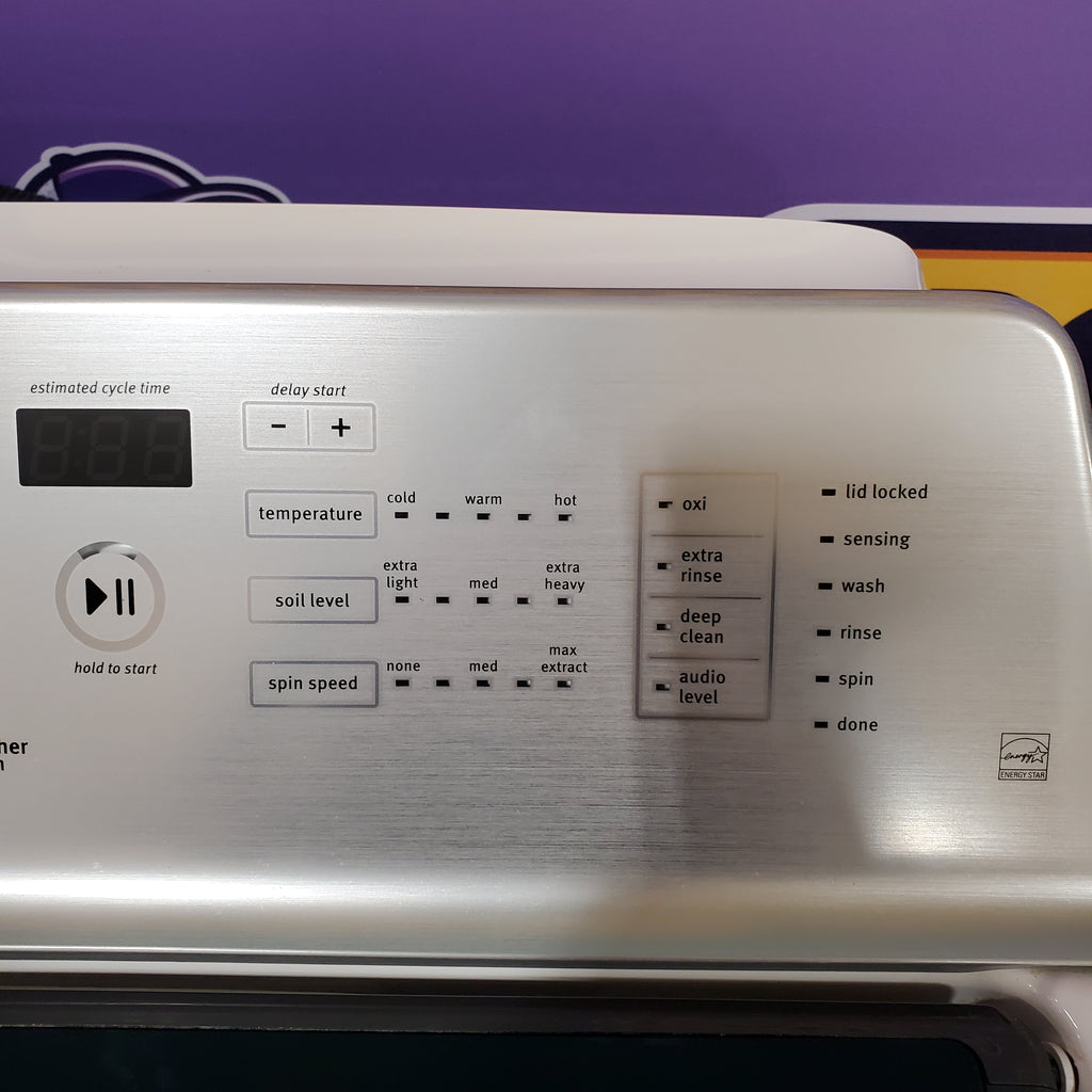 Pictures of Maytag White Top Load 5.3 Cu. Ft. Washer with PowerWash Cycle MVWB835DW - Certified Refurbished - Neu Appliance Outlet - Discount Appliance Outlet in Austin, Tx