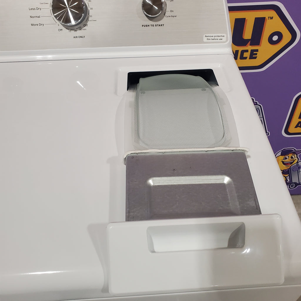 Maytag 4.5 cu. ft. Capacity Top Load Washer with Power™ Agitator and Deep Fill MVW4505MW - Scratch & Dent (Minor) and Maytag 7.0 cu. ft. Capacity Top Load Electric Wrinkle Prevent Dryer 16088 - MED4500MW - Open Box