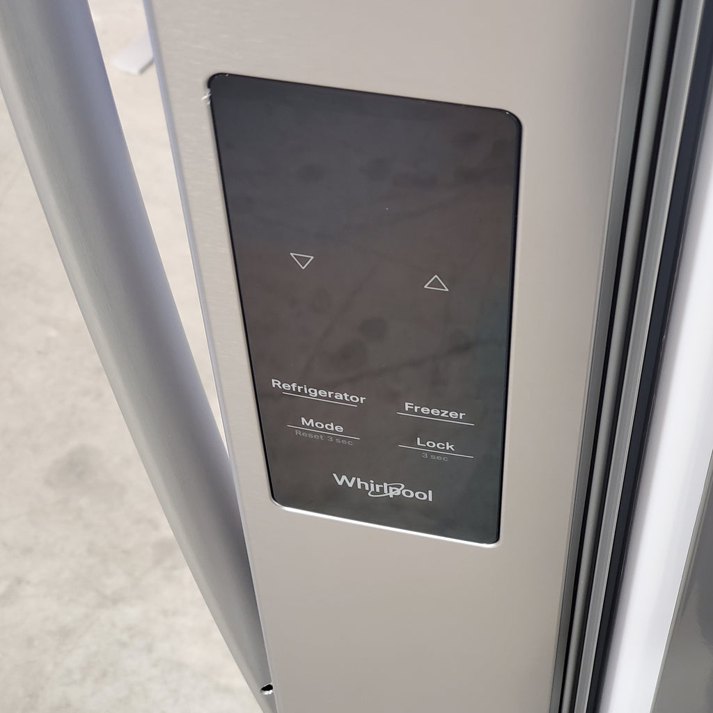 Pictures of Whirlpool 36-Inch French Door Refrigerator in Fingerprint Resistant Stainless Finish with In-Door Water and Ice Maker - 30 cu. ft. WRFF3536SZ - Open Box - Neu Appliance Outlet - Discount Appliance Outlet in Austin, Tx
