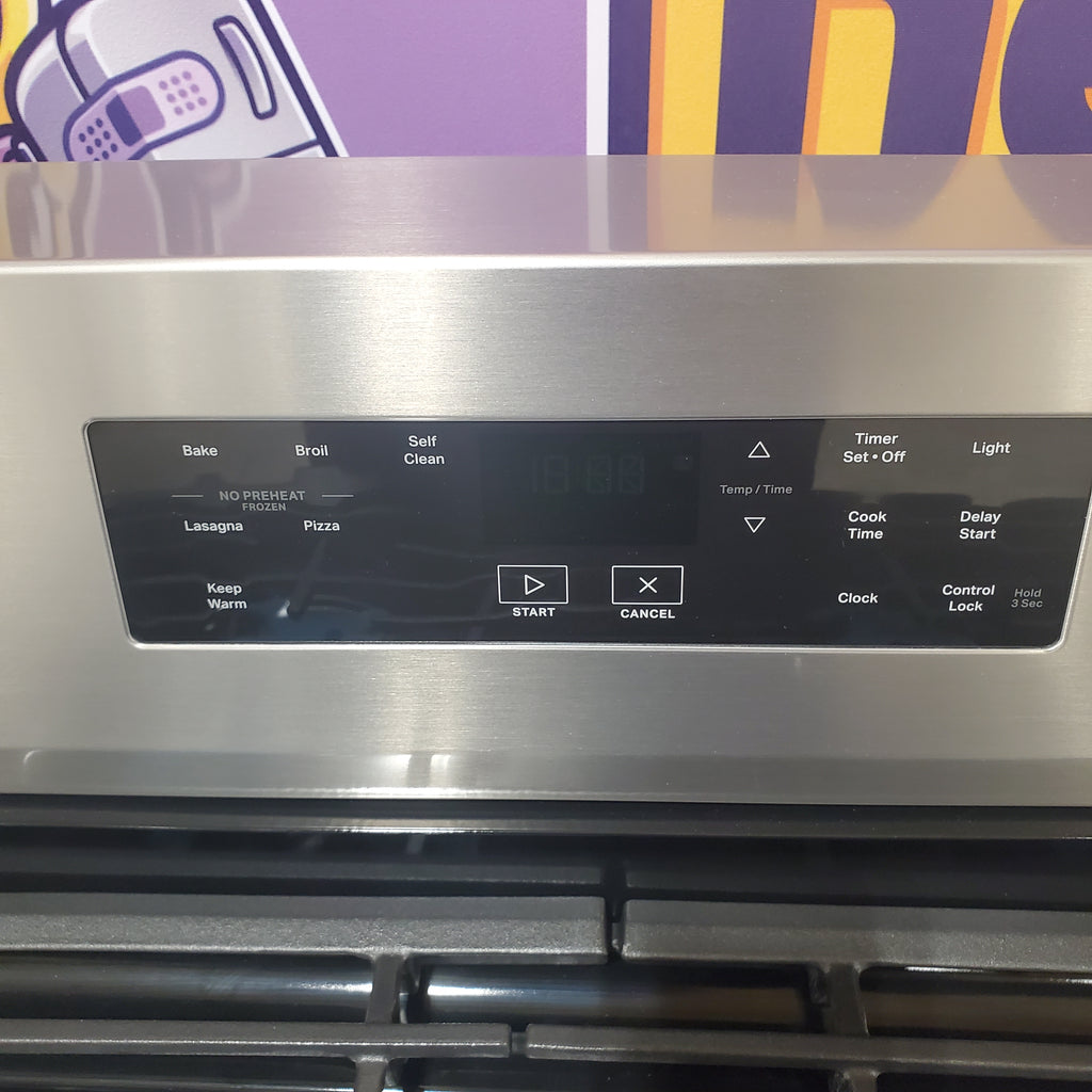Pictures of Whirlpool Self Clean Gas Range with No Preheat Mode WFGS3530RS - Scratch & Dent (Minor) - Neu Appliance Outlet - Discount Appliance Outlet in Austin, Tx
