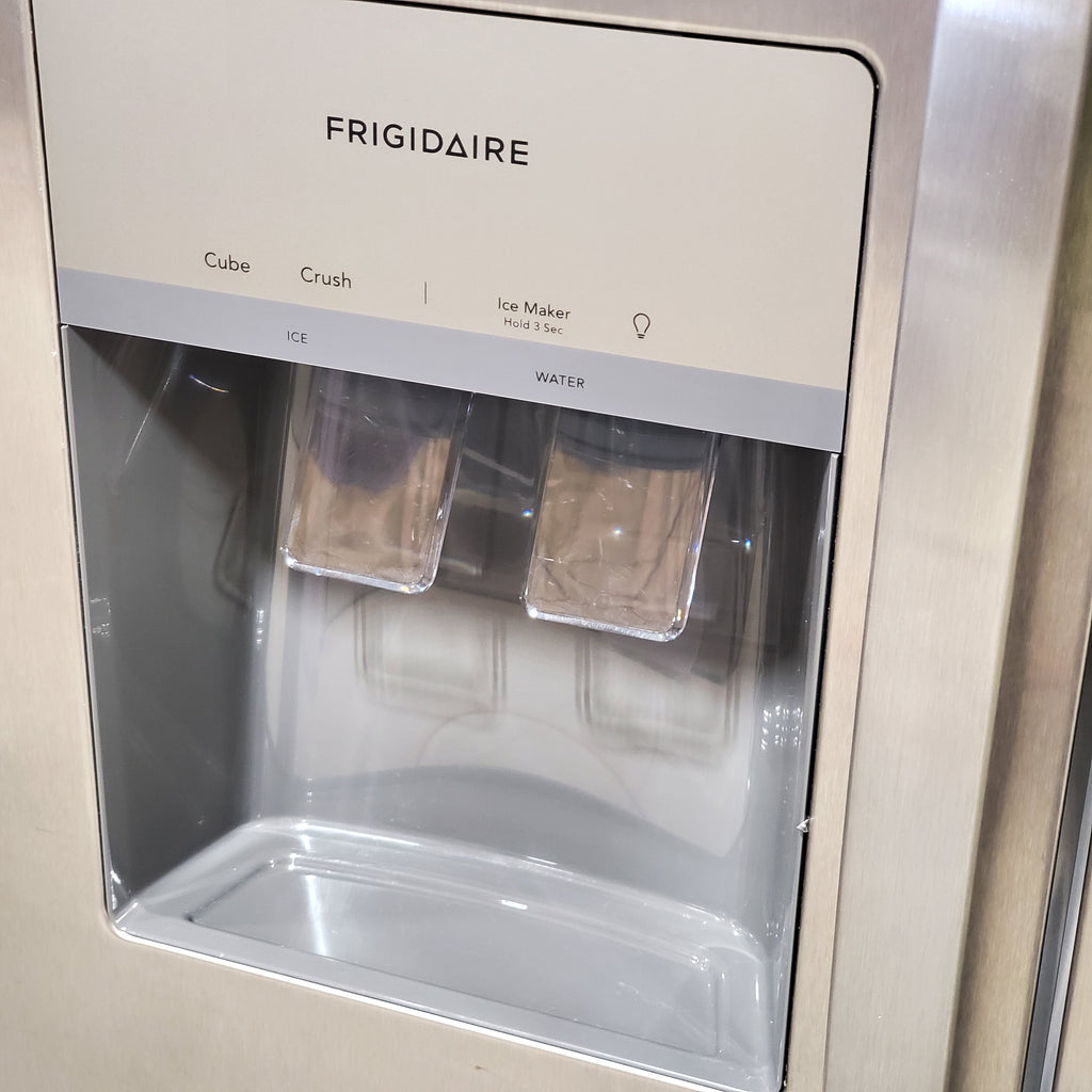 Frigidaire 22 Cu. Ft. Counter-Depth Side-by-Side Refrigerator in Stainless Steel 4SD450 - FRSC2333AS - Scratch & Dent (Minor)