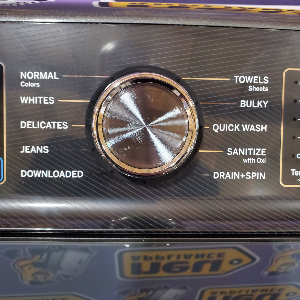 Pictures of GE Profile 5.4 cu. ft. Top Load Washing Machine with FlexDispense PTW700BPTDG - New in Box and GE Profile 7.4 cu. ft. Gas Dryer with Steam 16134 - PTD70EBPTDG - Open Box - Neu Appliance Outlet - Discount Appliance Outlet in Austin, Tx