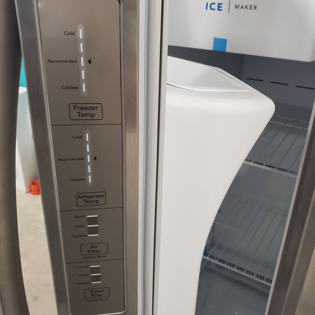 Pictures of Frigidaire 25.6 Cu. Ft. 36" Standard Depth Side by Side Refrigerator - Neu Appliance Outlet - Discount Appliance Outlet in Austin, Tx